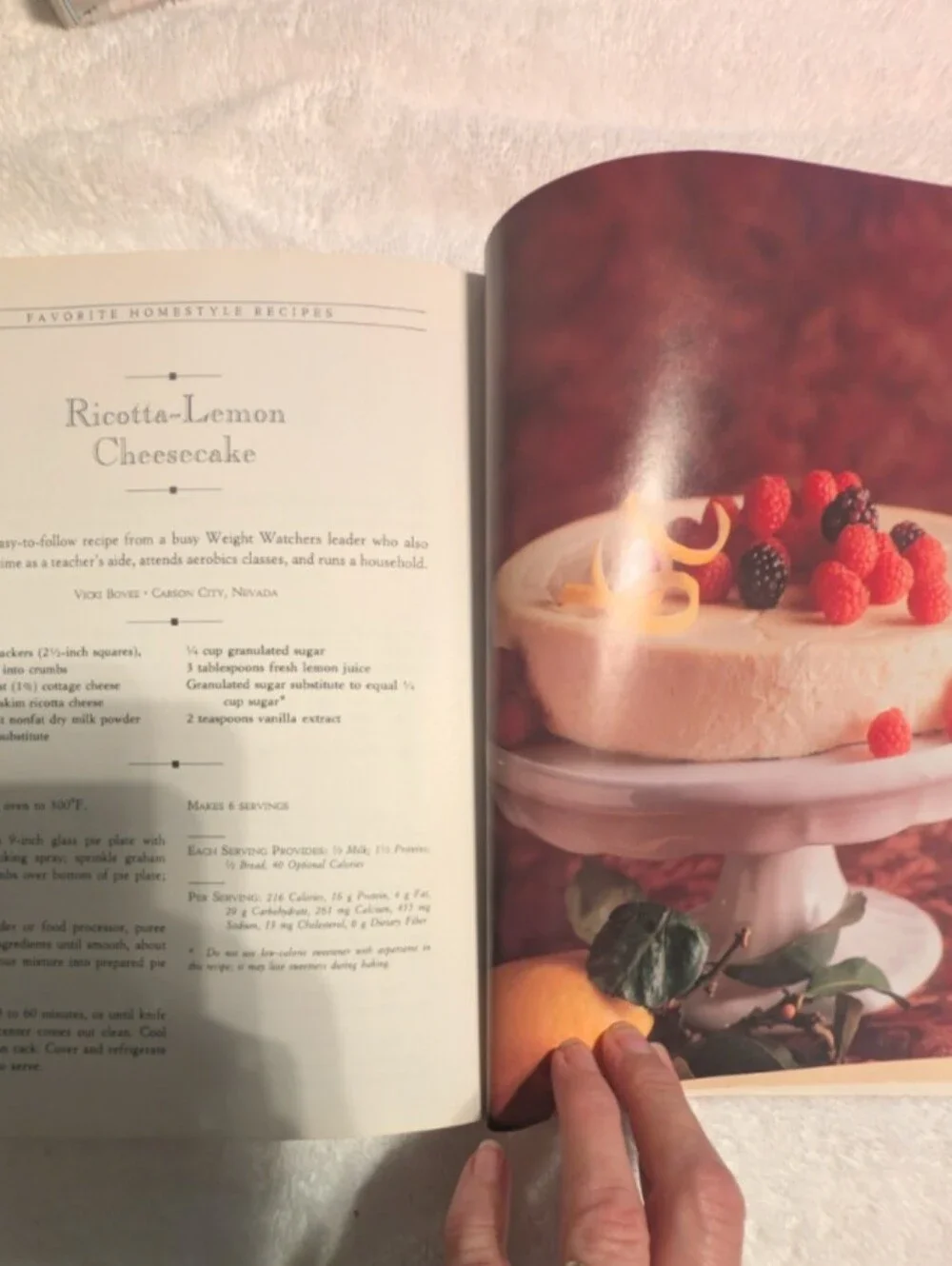 Weight Watchers Favorite Homestyle Recipes Cookbook